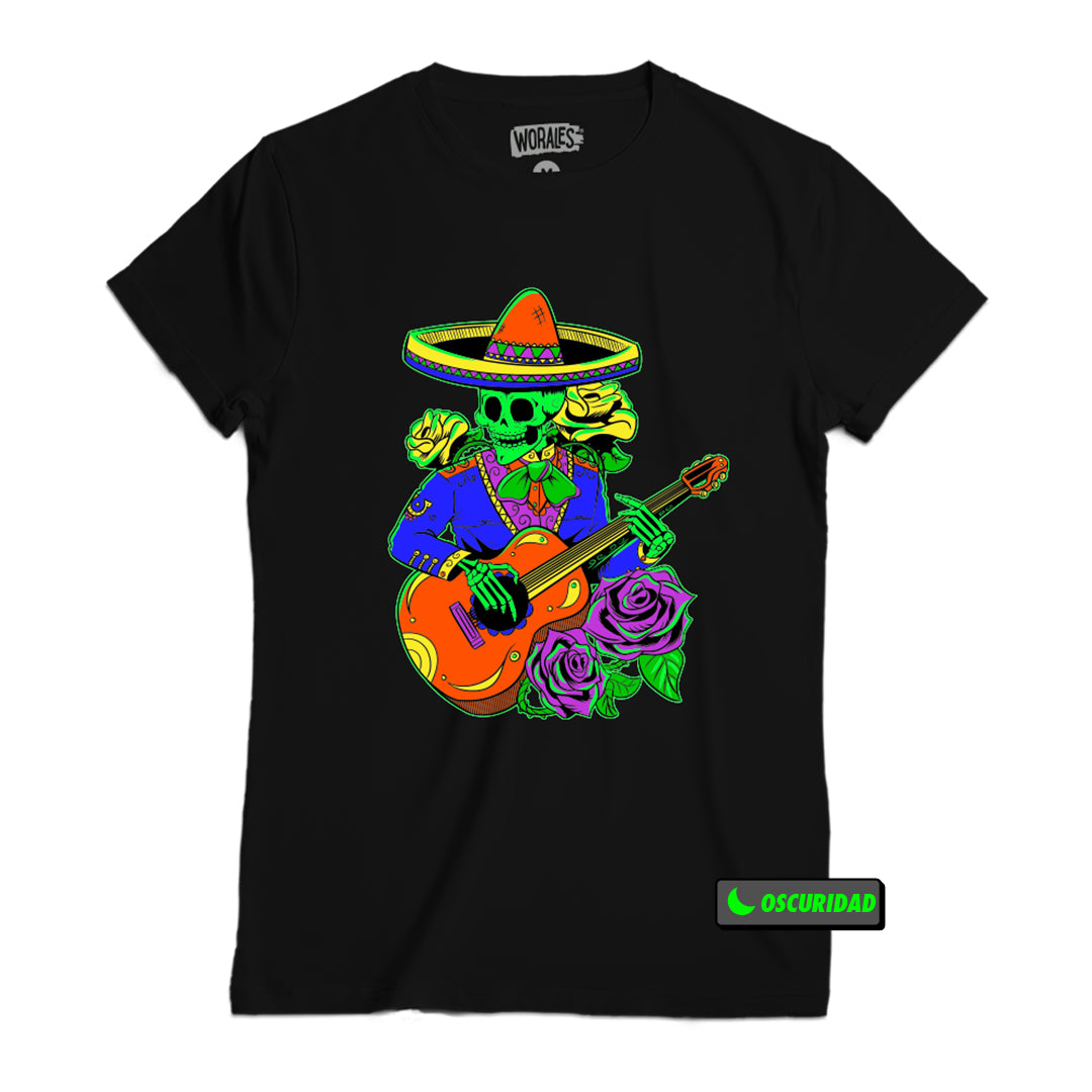 Mariachi Skull Neon & Glow (Hombre)