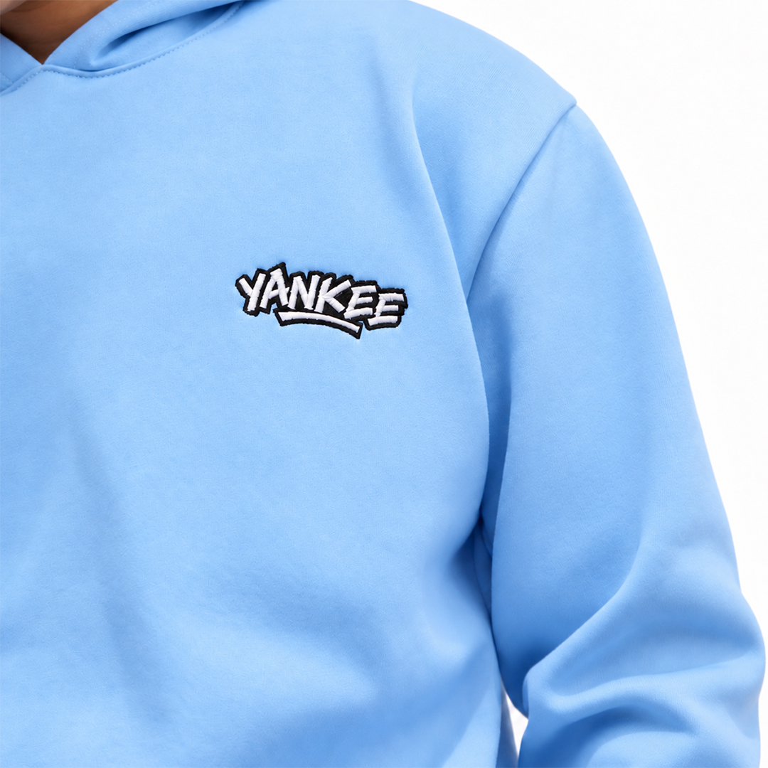 Live The Moment Hoodie Sky Blue (Yankee)