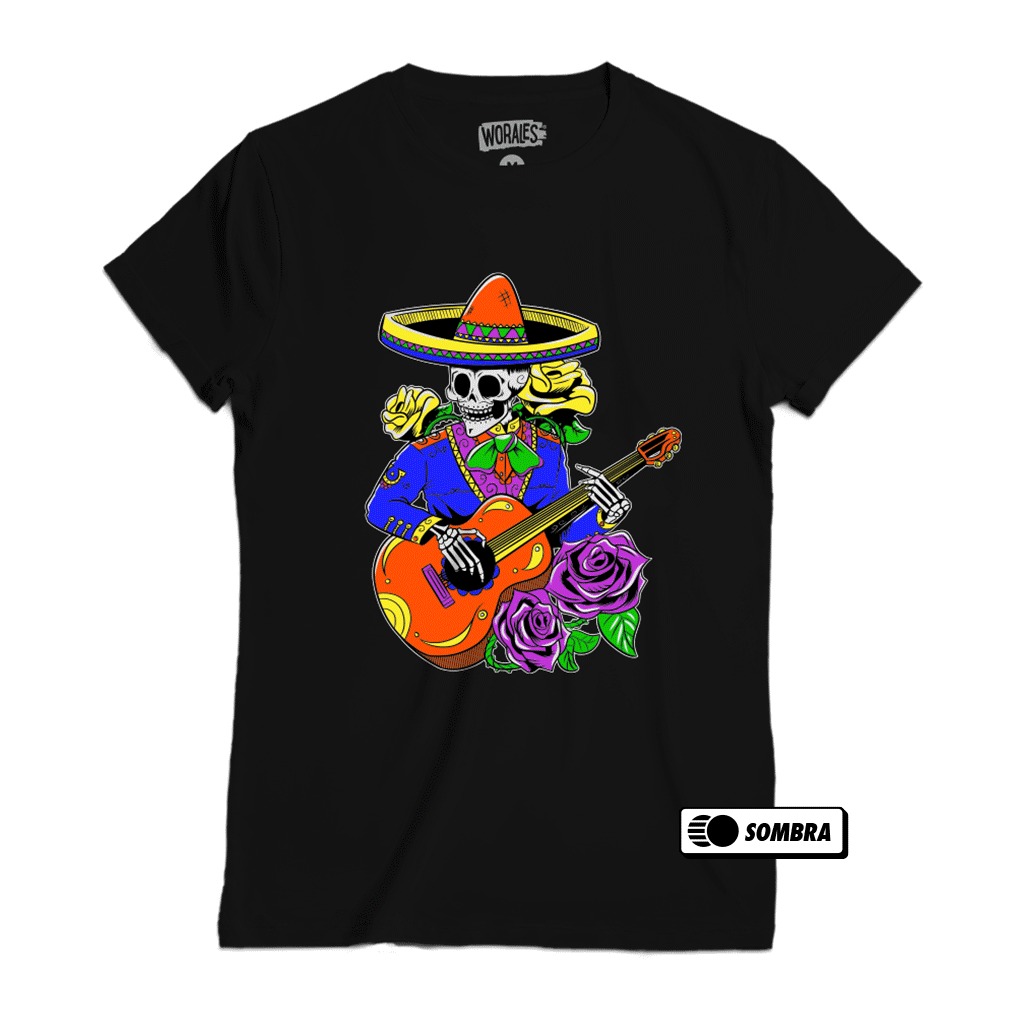 Mariachi Skull Neon & Glow (Hombre)
