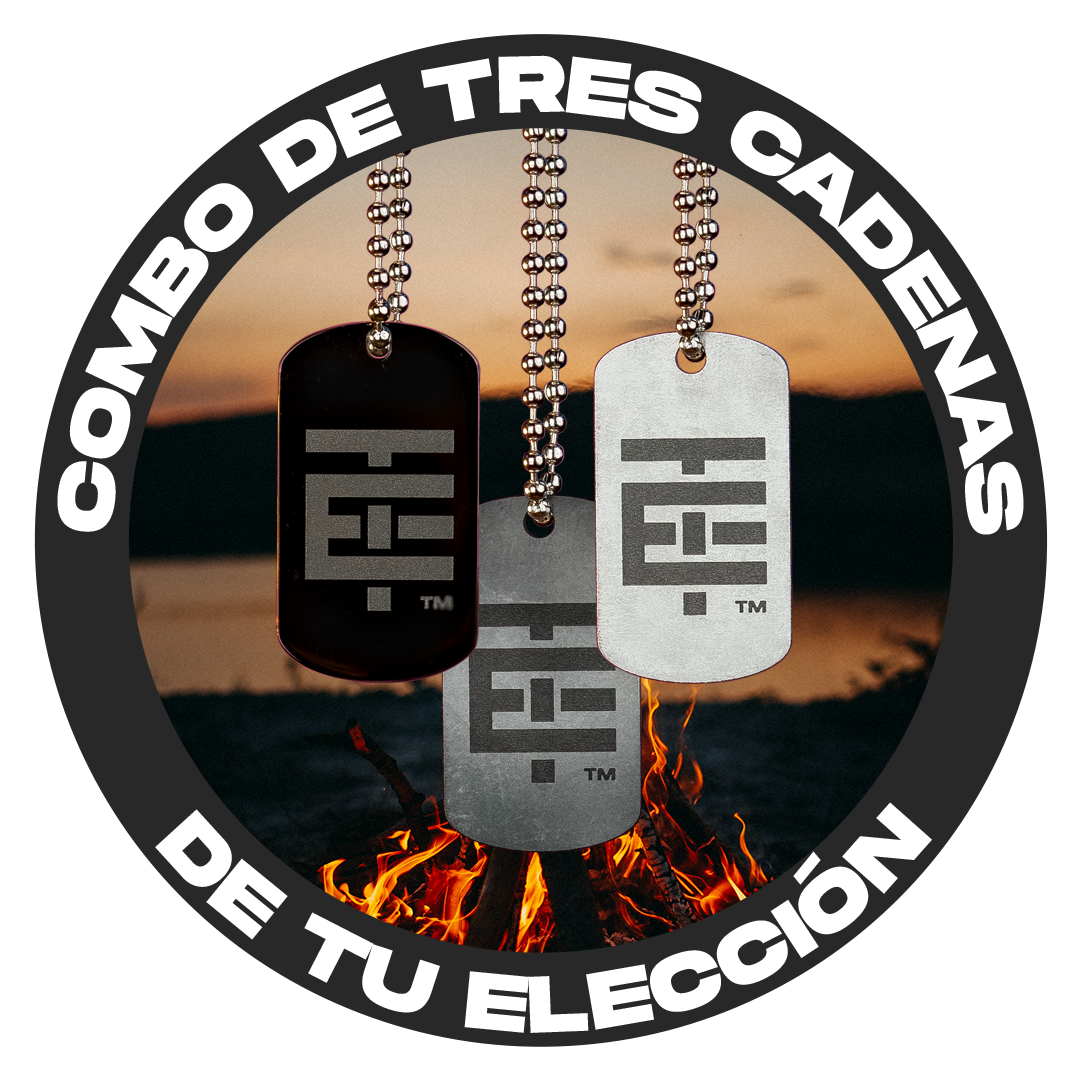 Paquete 3 Cadenas Blanca + Plateada + Plateada Especial (Temach)